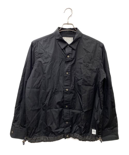 sacai（サカイ）sacai (サカイ) Thomas Mason / S Cotton Poplin L/S ブラック サイズ:1の古着・服飾アイテム