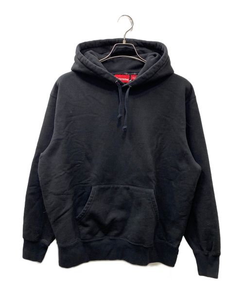 SUPREME（シュプリーム）Supreme (シュプリーム) 22FW Satin Applique Hooded Sweatshirt ブラック サイズ:SIZE Mの古着・服飾アイテム