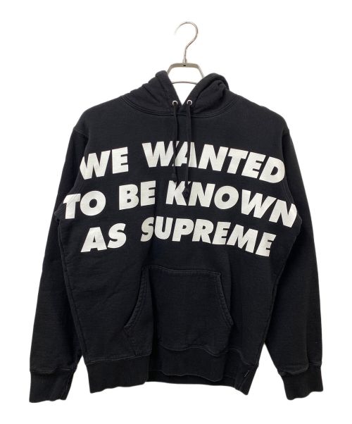 SUPREME（シュプリーム）Supreme (シュプリーム) 20SS Known As Hooded Sweatshirt ブラック サイズ:SIZE Sの古着・服飾アイテム