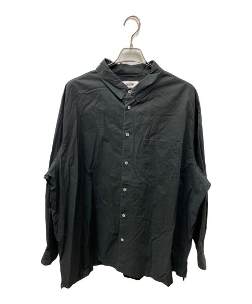 CARORIE（カロリイ）carorie (カロリイ) TECH TWILL RELAX SHIRT ブラック サイズ:Freeの古着・服飾アイテム