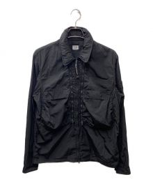 C.P COMPANY（シーピーカンパニー）の古着「Chrome-R Hooded Overshirt」｜ブラック