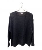 Name.ネーム）の古着「WOOL MESH LOOSE SLEEVE」｜ブラック