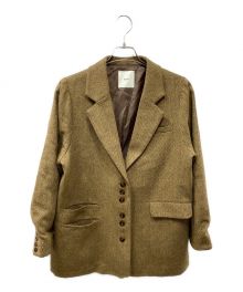 Eaphi（エフィ）の古着「Wool Tweed Jacket」｜ブラウン