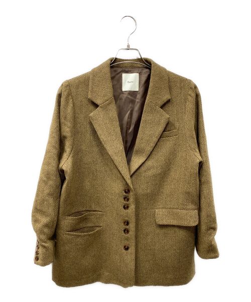 Eaphi（エフィ）Eaphi (エフィ) Wool Tweed Jacket ブラウン サイズ:SIZE Freeの古着・服飾アイテム