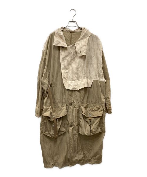 KHOKI（コッキ）KHOKI (コッキ) 22SS ナイロンリネンコート ベージュ サイズ:SIZE 2の古着・服飾アイテム