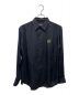 BlackEyePatch（ブラックアイパッチ）の古着「B EMBLEM SATIN SHIRT」｜ブラック