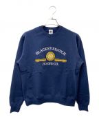 BlackEyePatchブラックアイパッチ）の古着「CURRENSY EMBLEM CREW SWEAT」｜ネイビーベージュ