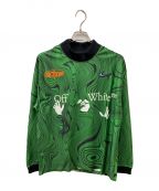 NIKE×OFFWHITEナイキ×オフホワイト）の古着「23AW AS M NRG MC DF AOP JERSEY  オールオーバー プリント ユニフォーム」｜グリーン