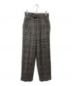 AURALEEオーラリー）の古着「HOMESPUN TWEED SLACKS」｜グレー