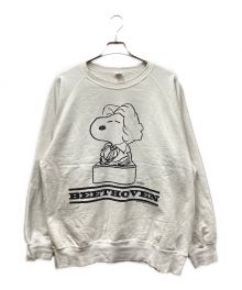 NEXUSVII×PEANUTS（ネクサスセブン×ピーナッツ）の古着「SNP-BEETHOVEN CREW」｜ホワイト