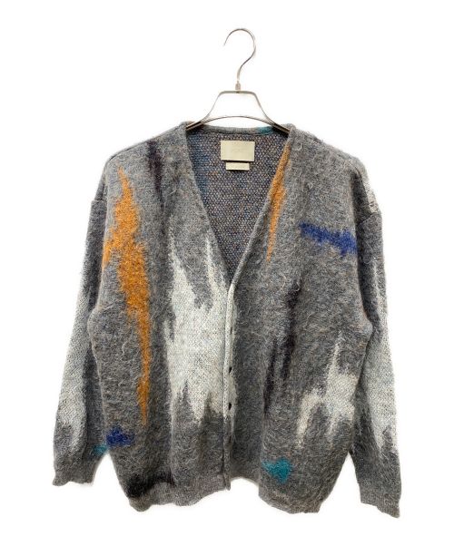 YOKE（ヨーク）YOKE (ヨーク) 22AW STILL JACQUARD CARDIGAN グレー サイズ:2の古着・服飾アイテム