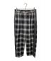 SOE（ソーイ）の古着「23AW Ombre Check Painted Line Trousers」｜ブラック×グレー