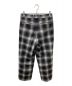 SOE (ソーイ) 23AW Ombre Check Painted Line Trousers ブラック×グレー サイズ:1：15000円