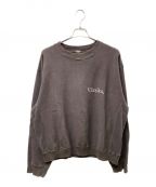 fujimotoフジモト）の古着「OVER DYED SWEAT SHIRT with A.S」｜ブラウン