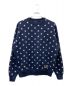 F.C.R.B.（エフシーアールビー）の古着「24AW ALL OVER STAR CREWNECK SWEAT」｜ネイビー