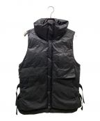 THE VIRIDI-ANNEヴィリジアン）の古着「WATER-REPELLENT DOWN VEST ダウンベスト」｜ブラック