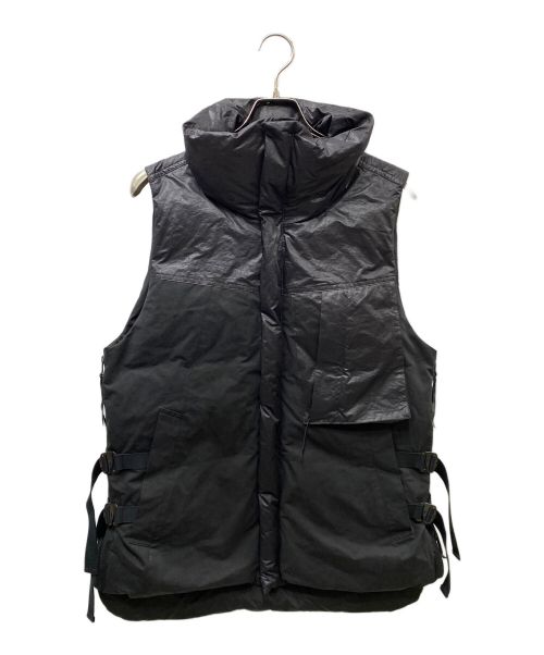 THE VIRIDI-ANNE（ヴィリジアン）THE VIRIDI-ANNE (ヴィリジアン) WATER-REPELLENT DOWN VEST ダウンベスト ブラック サイズ:SIZE 4の古着・服飾アイテム