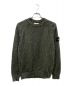 STONE ISLAND（ストーンアイランド）の古着「KNIT MELANGE CREWNECK」｜グリーン×ブルー