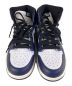 NIKE (ナイキ) AIR JORDAN 1 RETRO HIGH OG Midnight Navy ネイビー×ホワイト サイズ:SIZE 27cm：16000円