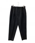 N.HOOLYWOODエヌ ハリウッド）の古着「WIDE TAPERED EASY SLACKS スラックス」｜ブラック