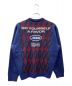 Supreme (シュプリーム) Martine rose (マーティン・ローズ) 24FW Sweater ニット ネイビーレッド サイズ:SIZE M：35000円