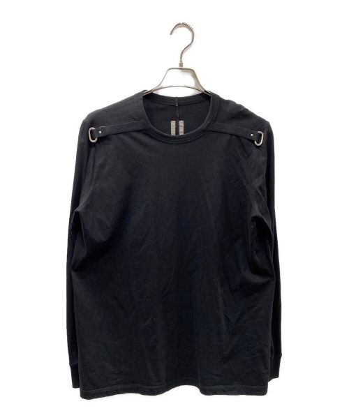 RICK OWENS（リックオウエンス）RICK OWENS (リックオウエンス) 19AW LARRY LEVEL LONG SLEEVED T-SHIRT 長袖Tシャツ ロングスリーブ ブラック サイズ:XLの古着・服飾アイテム