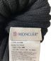 中古・古着 MONCLER (モンクレール) ニットキャップ ロゴ ニット帽 ブラック サイズ:OneSize：14000円