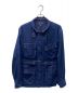 POLO RALPH LAUREN（ポロ・ラルフローレン）の古着「Multipocket Jacket Biker Garment Dyed 加工 ジャケット」｜ネイビー