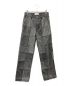 BELPER（ベルパー）の古着「PATCHWORK DENIM PANTS デニムパンツ」｜グレー