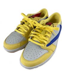 NIKE×Travis Scott（ナイキ×トラヴィス スコット）の古着「WMNS AIR JORDAN 1 LOW OG SP ローカットスニーカー」｜ブルー×イエロー