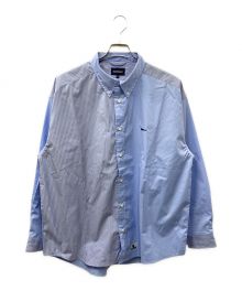 DESCENDANT（ディセンダント）の古着「KENNEDY'S ACID LS SHIRT ストライプシャツ」｜ブルー