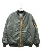 MARKAWARE×ARKnetsマーカウェア×アークネッツ）の古着「別注MA-1 BIG FLYGHT JACKET」｜オリーブ