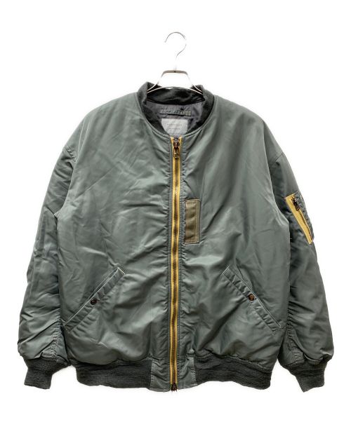 MARKAWARE（マーカウェア）MARKAWARE (マーカウェア) ARKNETS (アークネッツ) 別注MA-1 BIG FLYGHT JACKET オリーブ サイズ:SIZE 3の古着・服飾アイテム