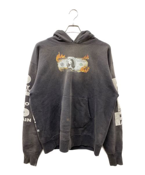 SAINT MICHAEL（セントマイケル）SAINT MICHAEL (セントマイケル) 24ss PTP HOODIE/BRND MONEY グレー サイズ:SIZE Lの古着・服飾アイテム