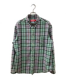 SUPREME（シュプリーム）の古着「24FW Plaid Flannel Shirt」｜グリーン×パープル