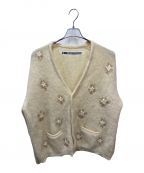 THRIFTWEARMARKET&FLEAMARKET TOUrrスリフトウェアマーケットアンドフリーマーケットツアー）の古着「FLEAMARKET CARDIGAN」｜アイボリー