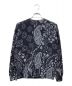 SUPREME (シュプリーム) 24SS Printed Paisley Sweater コットンニット ブラック サイズ:SIZE S：25000円