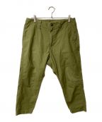 uniform experimentユニフォームエクスペリメント）の古着「RIP STOP TAPERED UTILITY PANTS」｜オリーブ