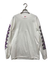 SUPREME（シュプリーム）の古着「24FW Strawberries L/S Tee」｜ホワイト×パープル