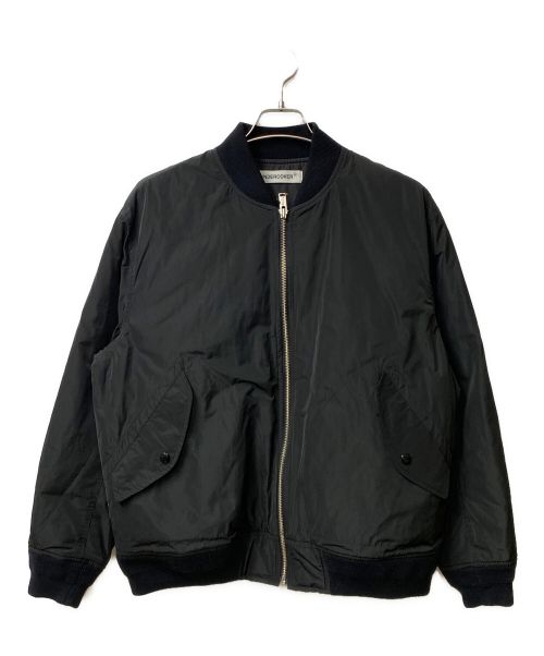 UNDERCOVER（アンダーカバー）UNDERCOVER (アンダーカバー) 24SS BROUSON JACKET MA-1ジャケット ブラック サイズ:3の古着・服飾アイテム