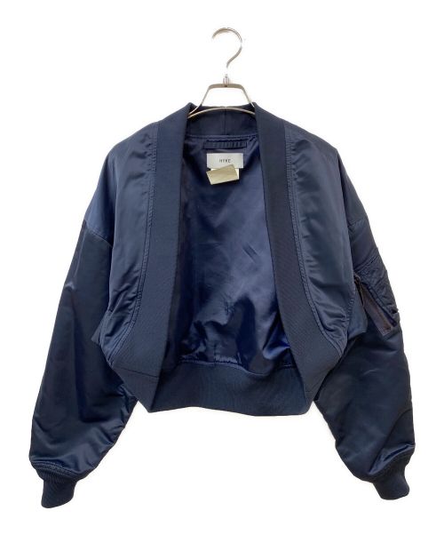 HYKE（ハイク）HYKE (ハイク) MA-1ボレロ ネイビー サイズ:SIZE Sの古着・服飾アイテム