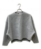 formeフォルメ）の古着「24AW BRUSHED TOP GRY ウール混ブラウス」｜グレー