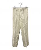 AURALEEオーラリー）の古着「TENSE WOOL DOUBLE CLOTH SLACKS」｜アイボリー