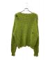 KAMIYA (カミヤ) 24AW Distressed Knit Sweater ダメージニット グリーン サイズ:不明(表記無)：18000円