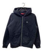 SUPREMEシュプリーム）の古着「18AW Reflective Small Box Zip Up Sweatshirts」｜ブラック