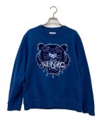 KENZOケンゾー）の古着「Tiger sweatshirt」｜ブルー