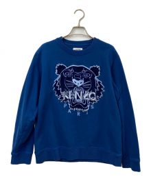 KENZO（ケンゾー）の古着「Tiger sweatshirt」｜ブルー