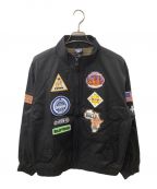 HUF×TOYOTAハフ×トヨタ）の古着「LAND CRUISER OVERLAND TOURING JACKET」｜ブラック