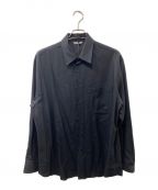 AURALEEオーラリー）の古着「22AW SUPER LIGHT WOOL SHIRTS」｜ブラック