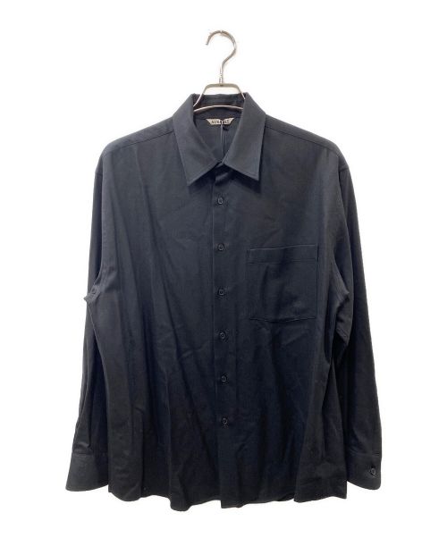 AURALEE（オーラリー）AURALEE (オーラリー) 22AW SUPER LIGHT WOOL SHIRTS ブラック サイズ:4 未使用品の古着・服飾アイテム